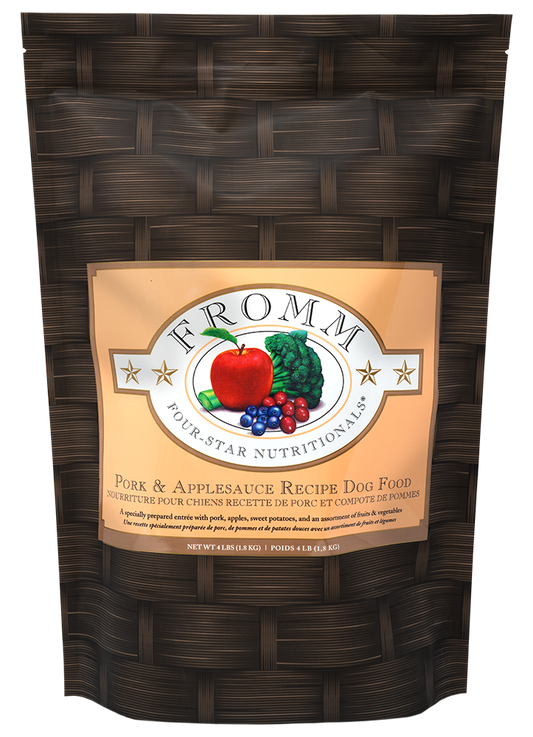 Fromm Family Four Star Pork and Applesauce Dry Dog Food 26lb