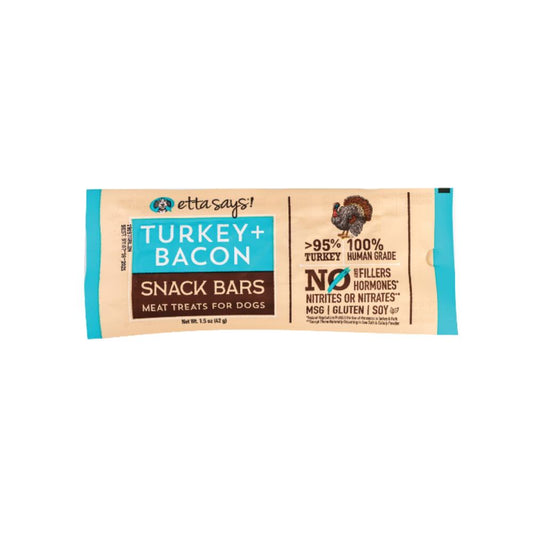 Etta Says! Meat Snack Bar Single Turkey Bacon
