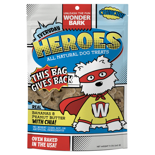 Wonder Bark Dog Cookies  Banana and PB