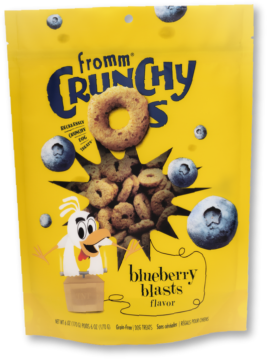 Fromm Crunchy O's Blueberry Blasts Dog Treats 26oz