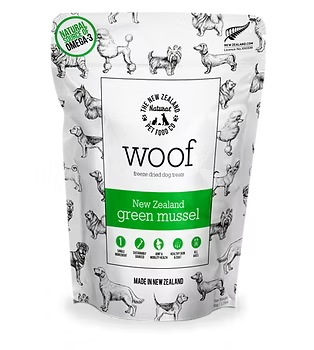 Woof NZ Green Mussel Treat 1.76oz