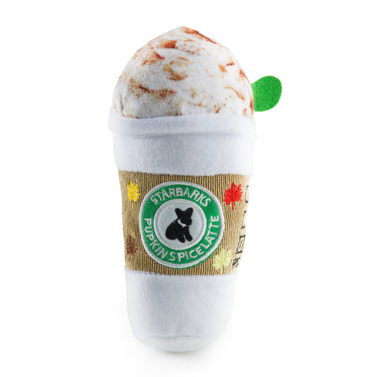 Haute Diggity Dog Starbarks Pupkin Spice Latte Dog Toy Small