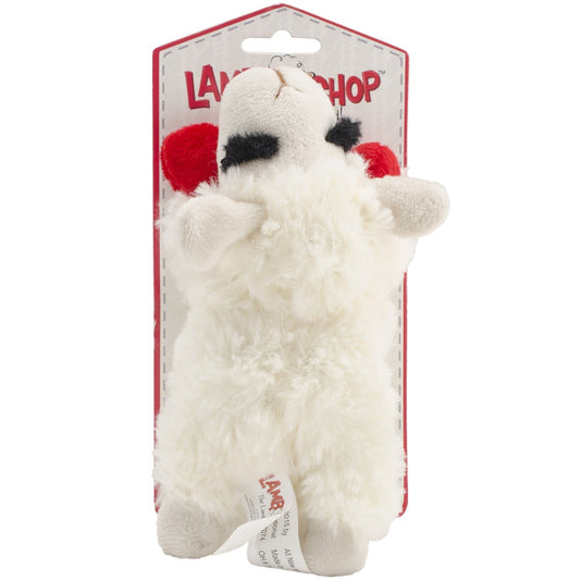 Multipet Plush Lamb chop Dog Toy Cat Small