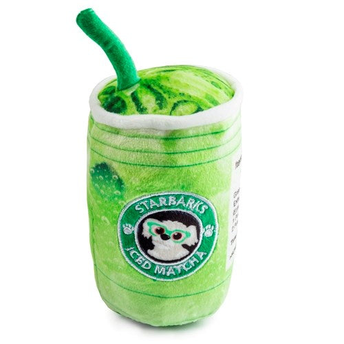 Haute Diggity Dog Starbarks Specialty Drink Dog Toy Iced Matcha