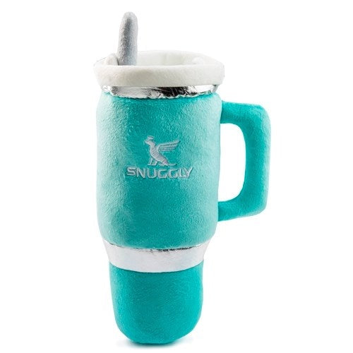 Haute Diggity Dog Snuggly Cup  Dog Toy Teal