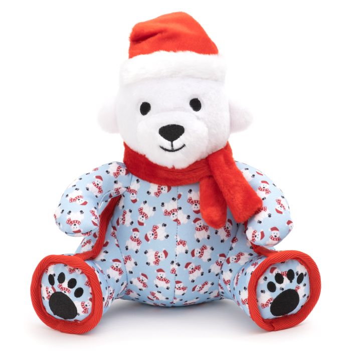 Worthy Dog Holiday Toys Polar Bear Large