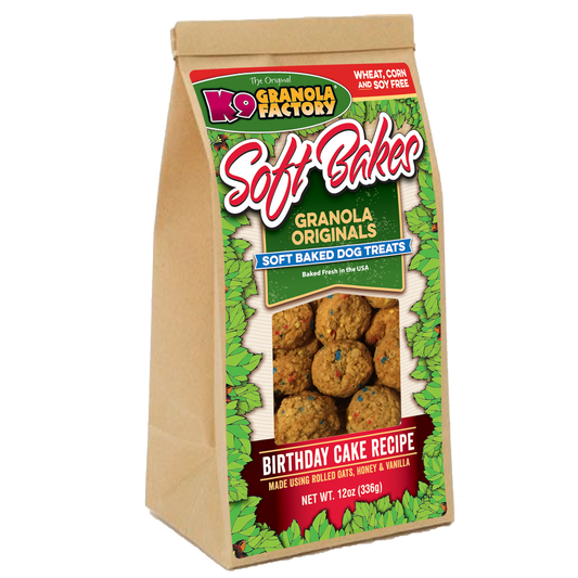 K9 Granola Factory Soft Bakes Birthday Cake