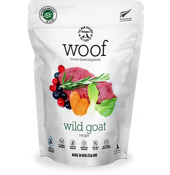Woof Wild Goat Freeze Dried Dog Food