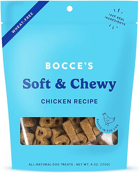 Bocce's Bakery Soft and Chewy Dog Treats Chicken 6oz