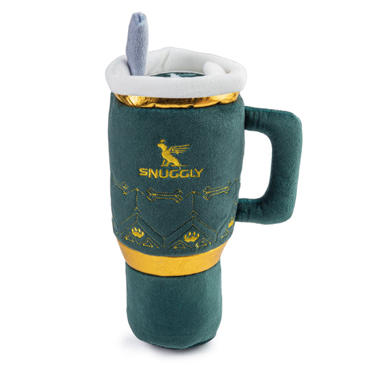 Haute Diggity Dog Snuggly Cup  Dog Toy Green