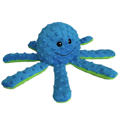 PetLou Dog Toy 10" Octopus