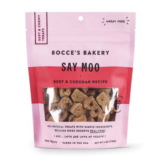 Bocce's Bakery Biscuits Dog Treats Say Moo
