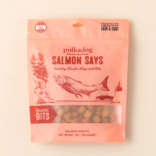 Polkadog Crunchy Bits Salmon Says