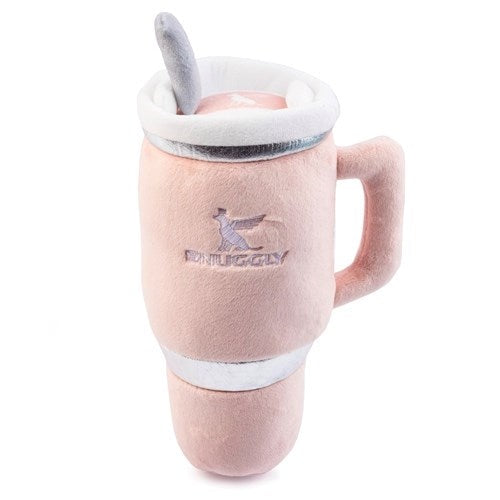 Haute Diggity Dog Snuggly Cup  Dog Toy Blush