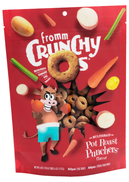 Fromm Crunchy O's Pot Roast Punchers Dog Treats 26oz