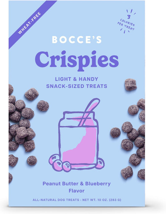 Bocce's Bakery Crispies Dog Treats PB & Blueberry