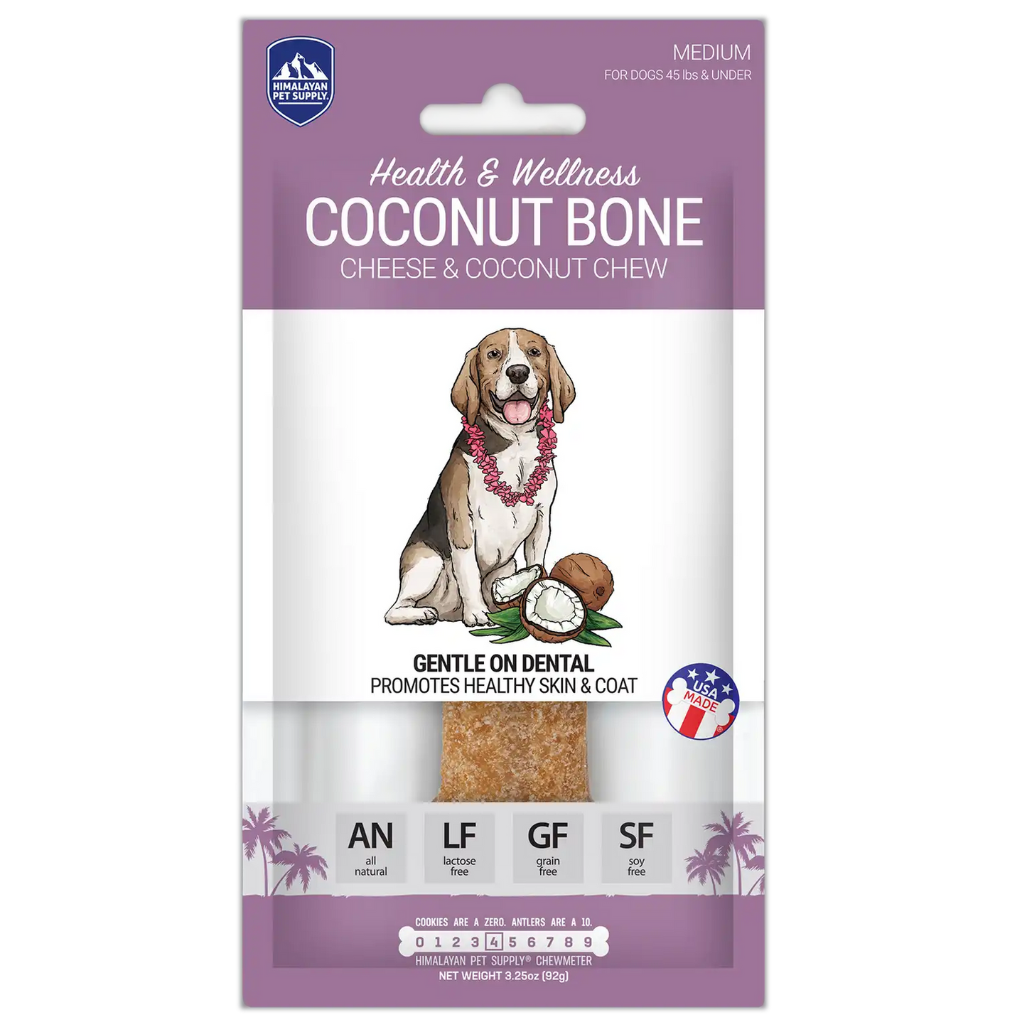Himalayan Dog Chew Bone Coconut Medium