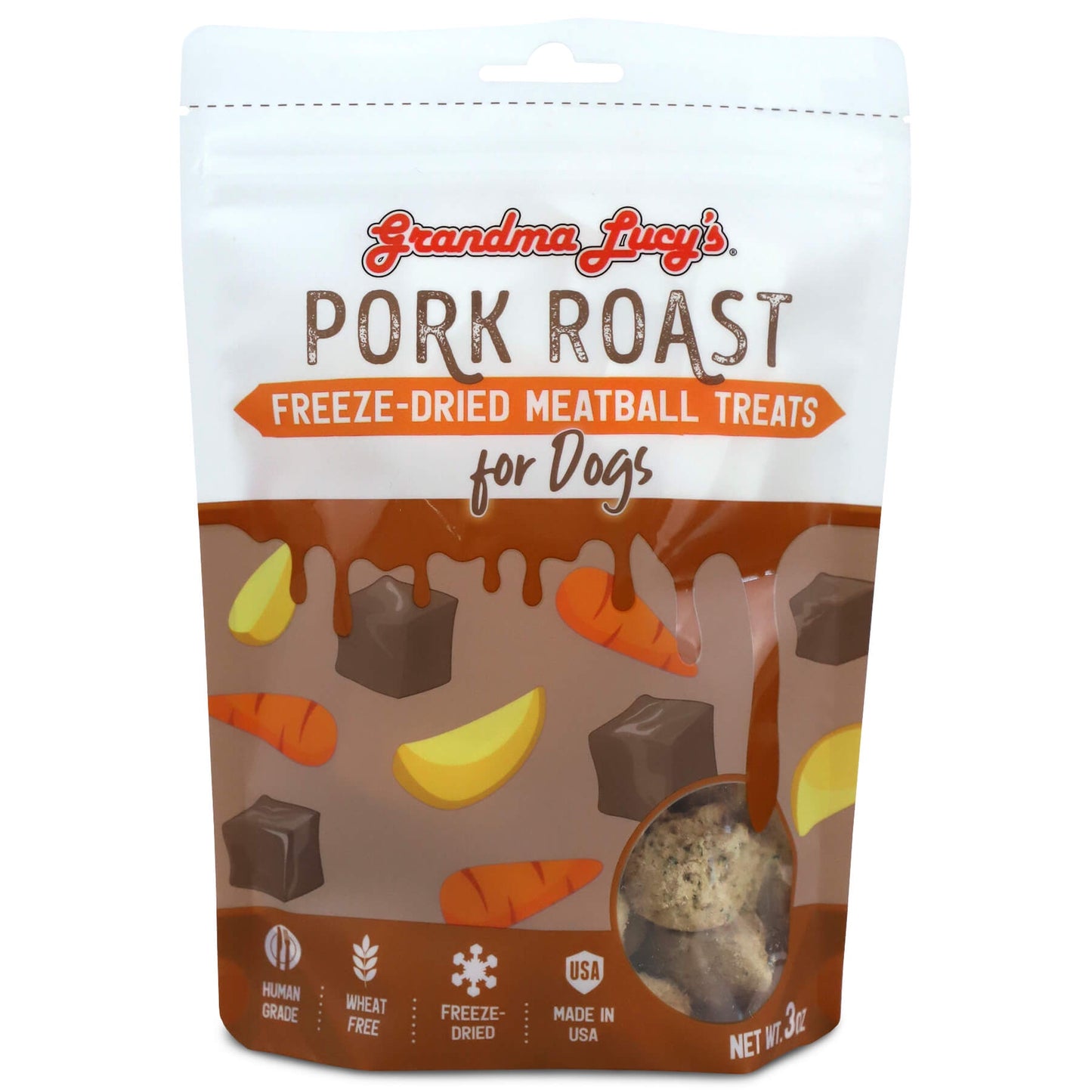 Grandma Lucy's Meatballs Dog Treats Pot Roast