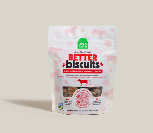 Open Farm Better Biscuits Dog Cookies Beef