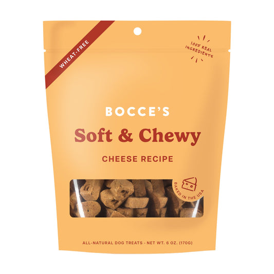 Bocce's Bakery Soft and Chewy Dog Treats Cheese 6oz