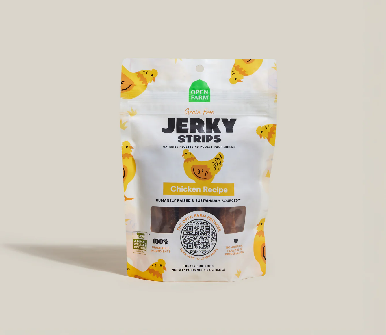 Open Farm Certified Humane Jerky Strips Chicken