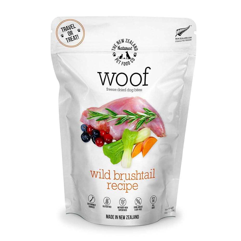 Woof Wild Brushtail Freeze Dried Dog