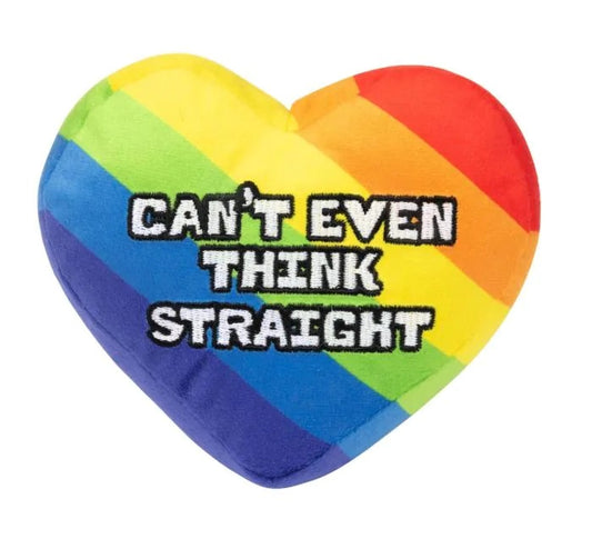 Can't Think Straight Plush Dog Toy
